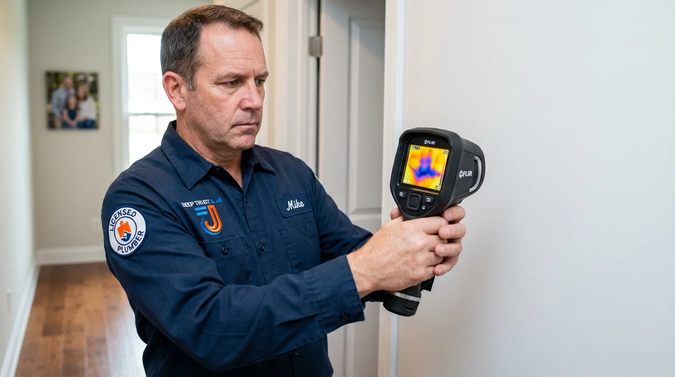 Thermal imaging leak detection by Johns Plumbing LLC in Lavalette